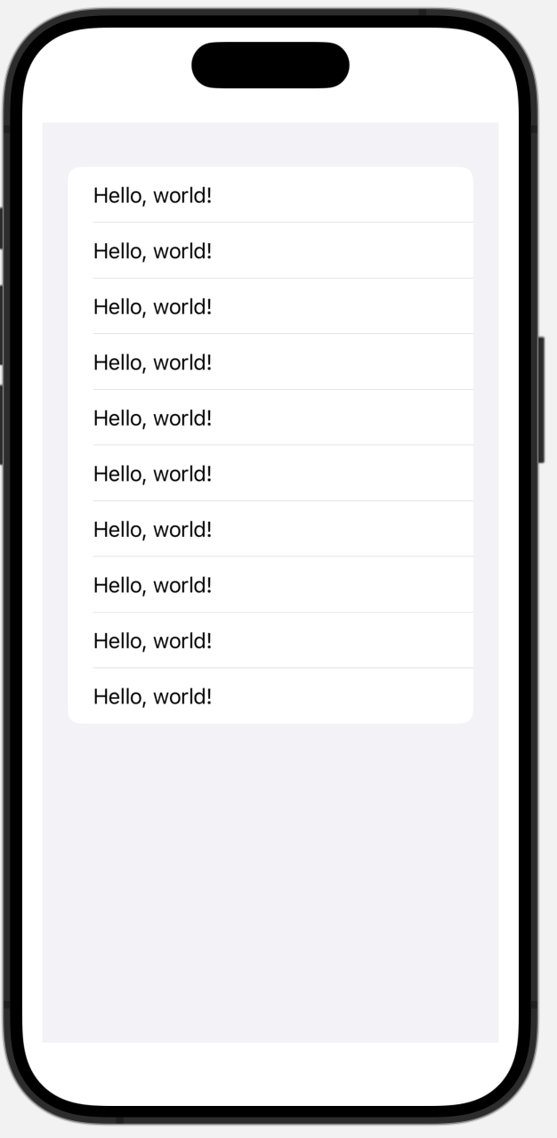 Xcode multi element form