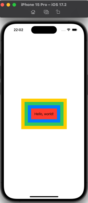 swiftui more padding more color