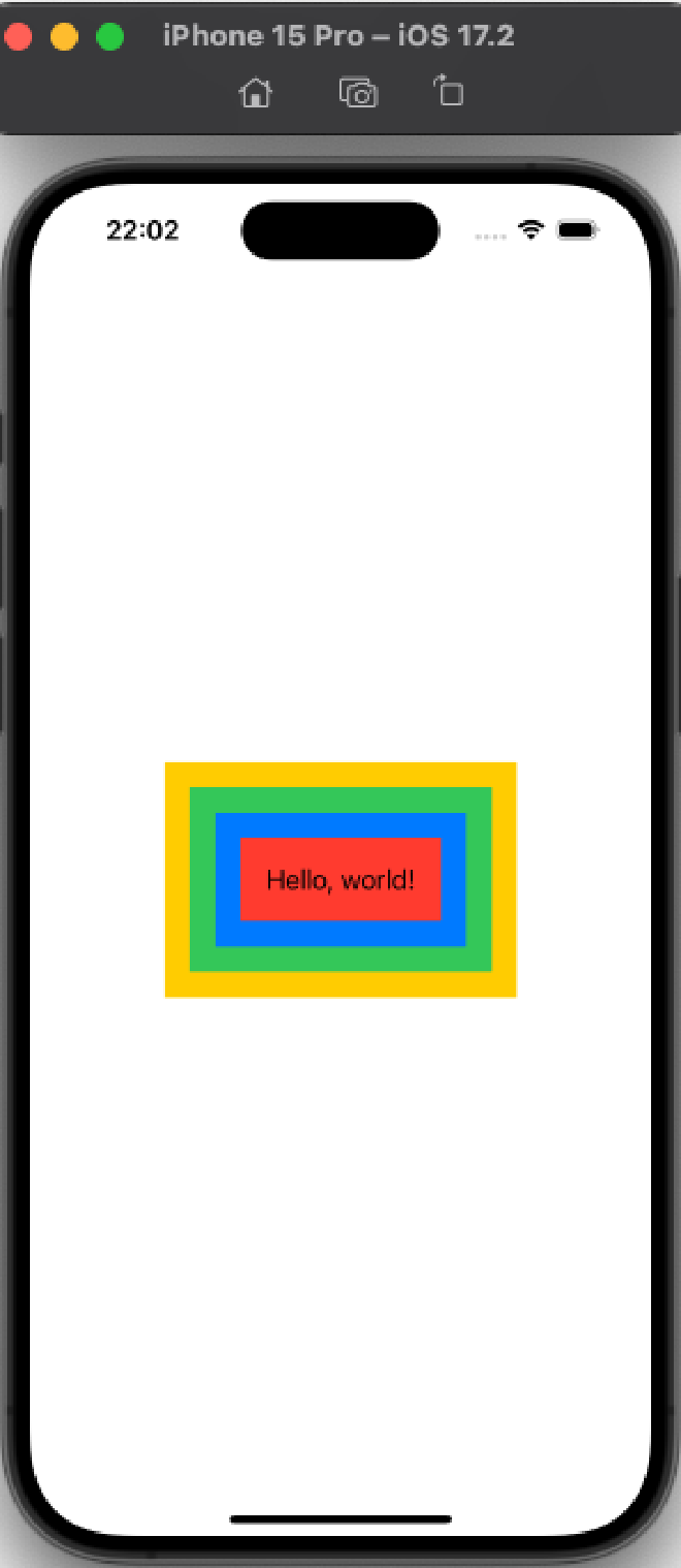 swiftui more padding more color
